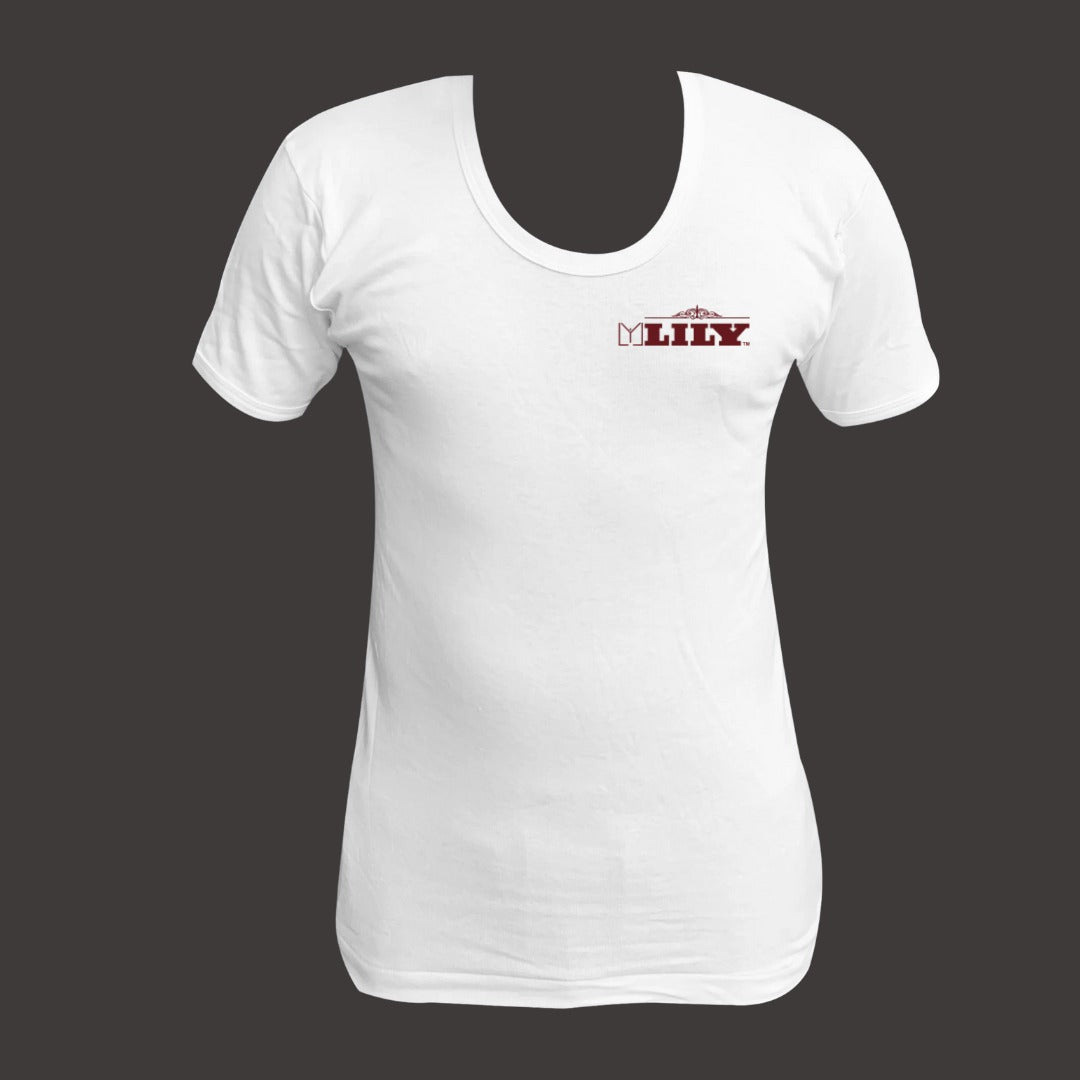 LILY RIBB VEST HALF SLEEVES